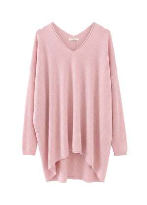 Pink V Sweater