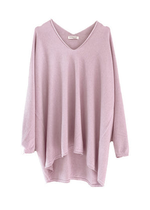 Pink sweater on a white background