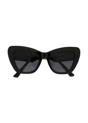 These cat-eye black sunglasses offer both fashion-forward design and practical UV400 protection, ensuring your eyes stay shielded from harmful sun rays while you make a bold statement. Perfect accessory for any occasion.