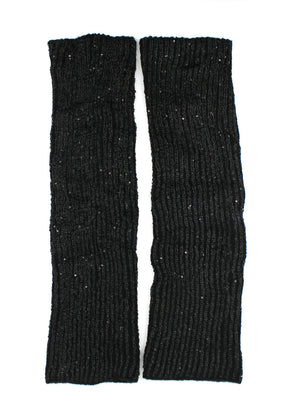 Ribbed knit leg warmers with all-over sequins. Wear over leggings, tights, or bare legs. Soft, stretchy, and warm. One size fits most. Perfect for festive outfits, dance nights, or elevating everyday style