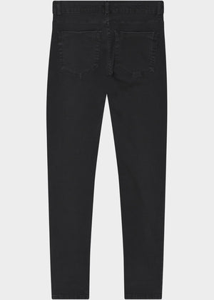 Black jeans on a white background