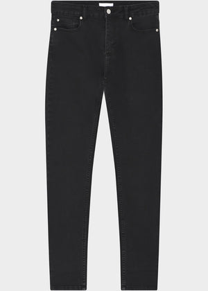 Black jeans on a white background