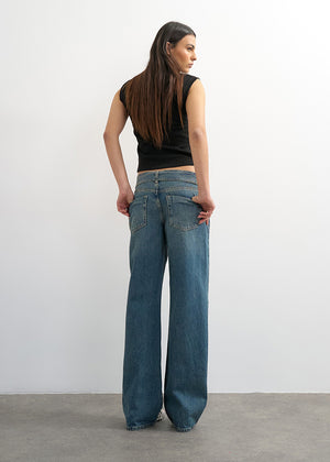 Belted Jeans