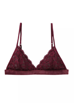 Triangle Red Bra