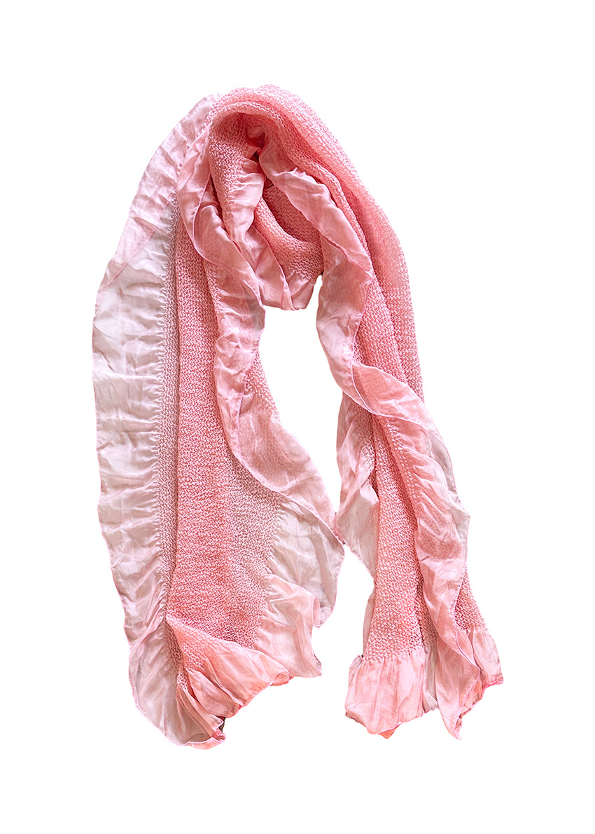 Easy coral scarf with a soft touch fabric that will melt your skin. Shawls are such an infinitely fun accessory. They're a great way to stay warm while looking stylish.