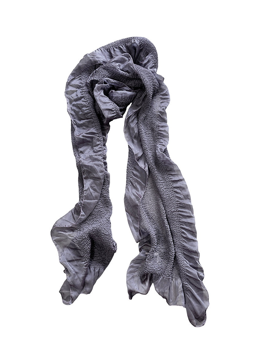 Easy dim grey scarf with a soft touch fabric that will melt your skin. Shawls are such an infinitely fun accessory. They're a great way to stay warm while looking stylish.