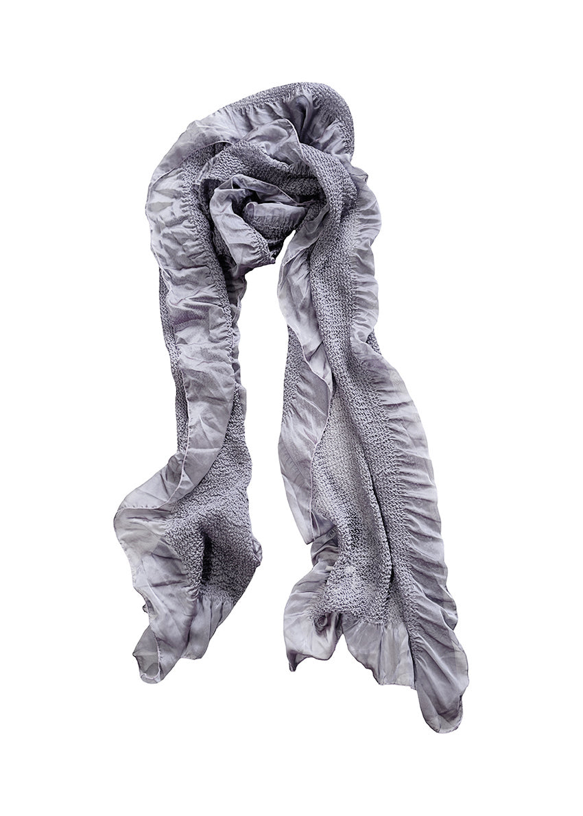 Easy light grey scarf with a soft touch fabric that will melt your skin. Shawls are such an infinitely fun accessory. They're a great way to stay warm while looking stylish.