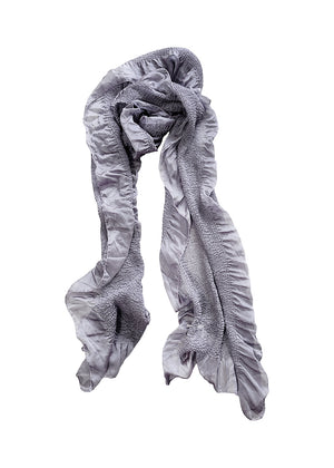 Easy light grey scarf with a soft touch fabric that will melt your skin. Shawls are such an infinitely fun accessory. They're a great way to stay warm while looking stylish.