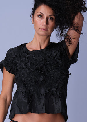 Petal Top Cornsilk