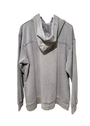 Gray hoodie on a white background