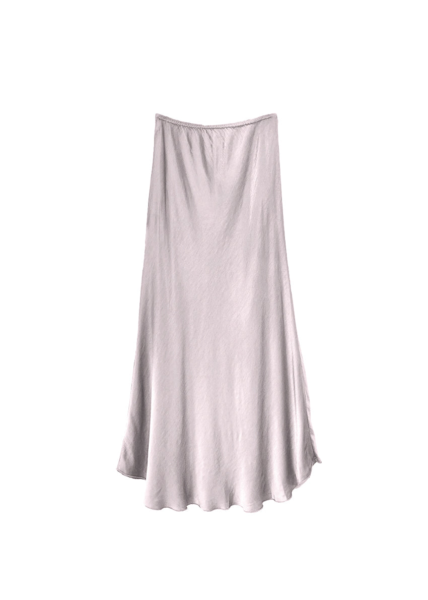 Light pink skirt on a white background