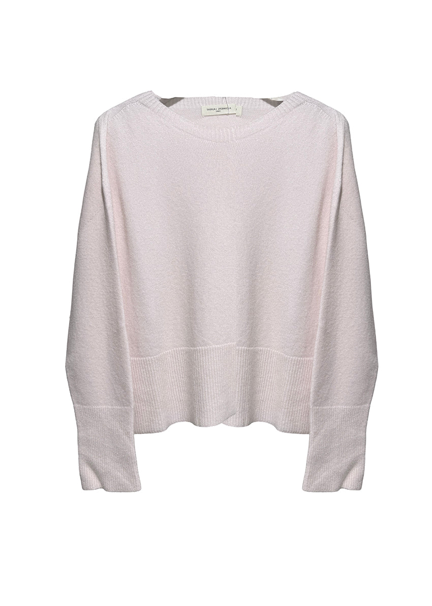 Linen sweater on a white background