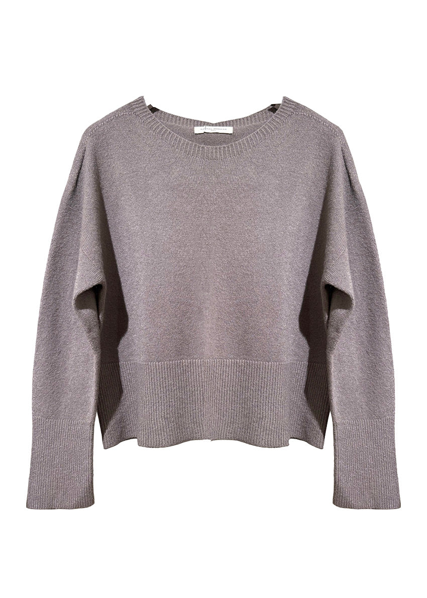 Brown sweater on a white background