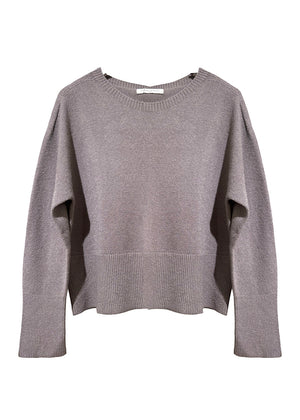 Brown sweater on a white background