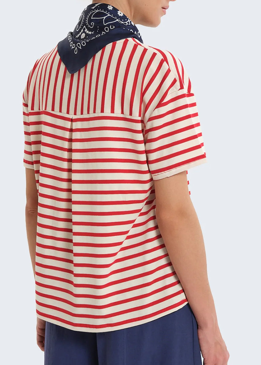 Le Baoli T-shirt with Scarf