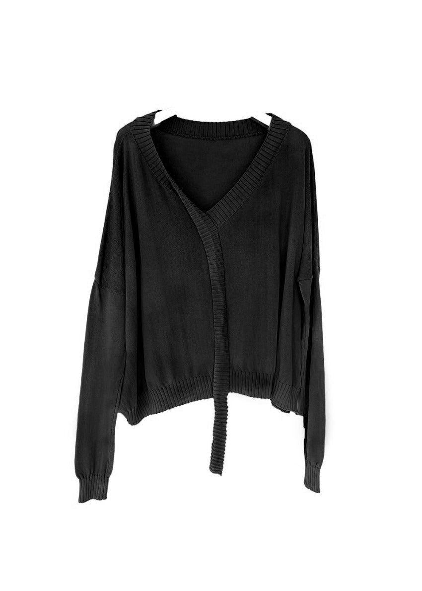 Knitted V Sweater