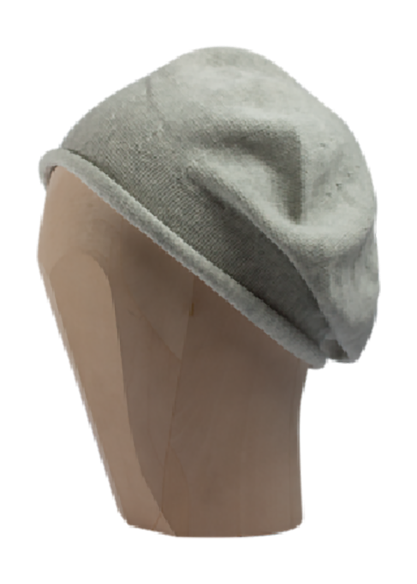 Grey beanie beret 