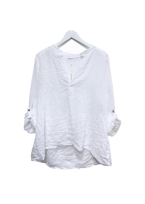 A white shirt on a white background 