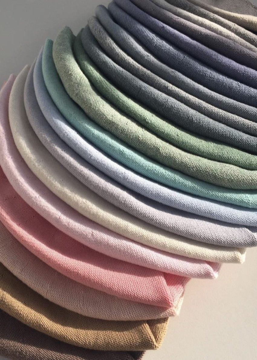 Cotton cute colours  beanie. The fine cotton is exceptionally suited to those with sensitive skin