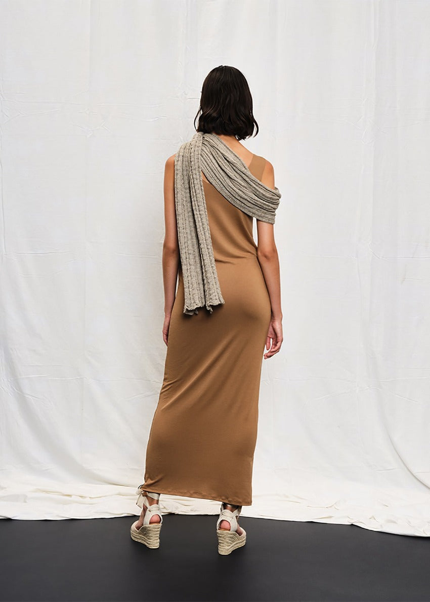 Knit Yarn Scarf
