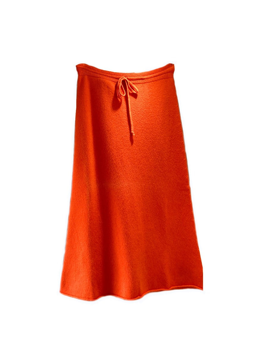 Orange skirt