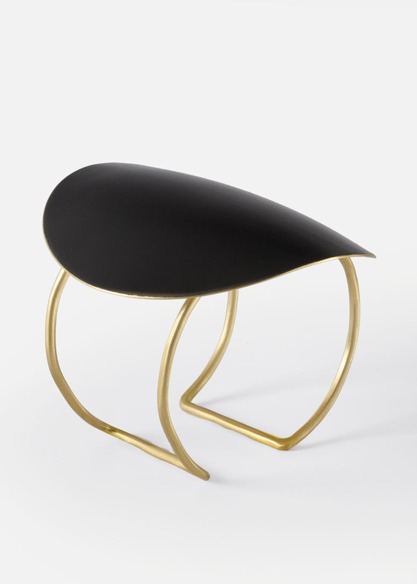 Bracelet with black brass element Katerina Vassou Rogue8