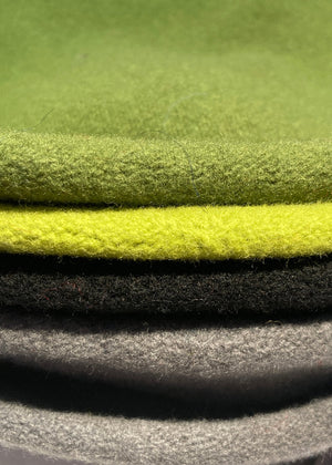 A different colours of a wool beanies