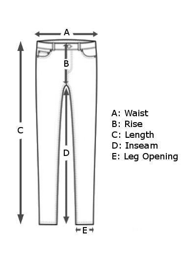 Details about make measurements on leggings and pants 