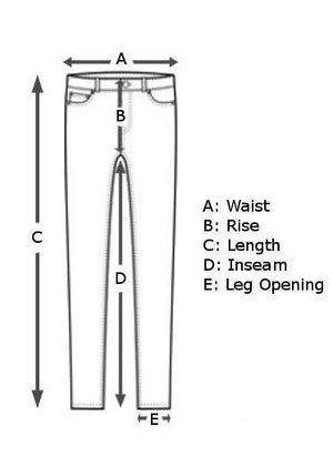 Details about make measurements on leggings and pants 