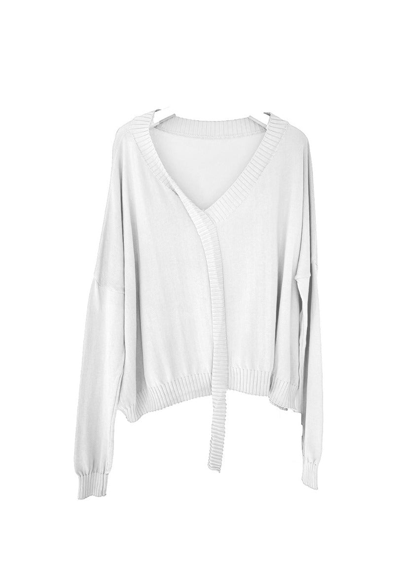 Knitted V Sweater