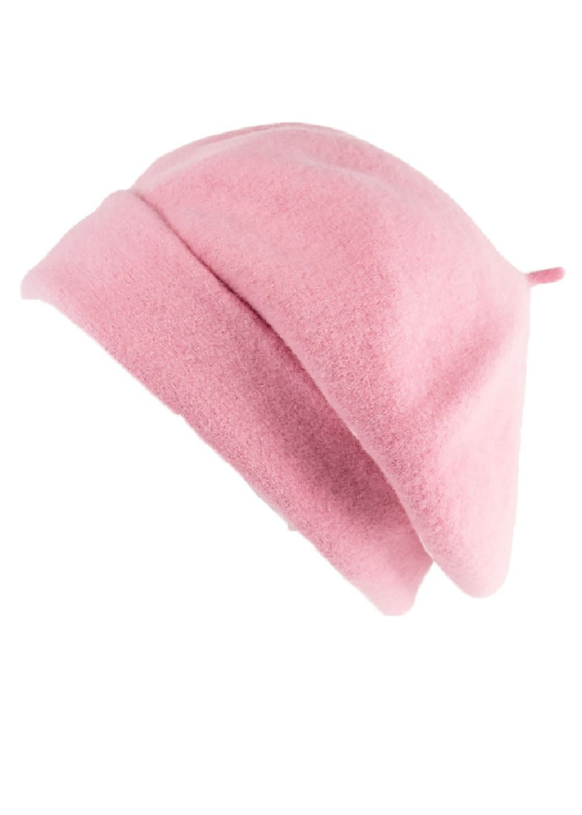 Hats - Roll-up Woollen Beret